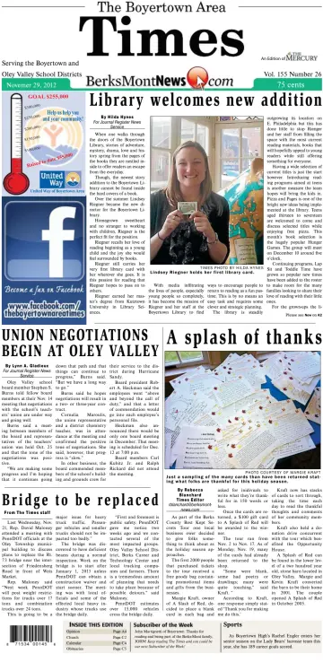 The Boyertown Area Times - 29 Nov 2012