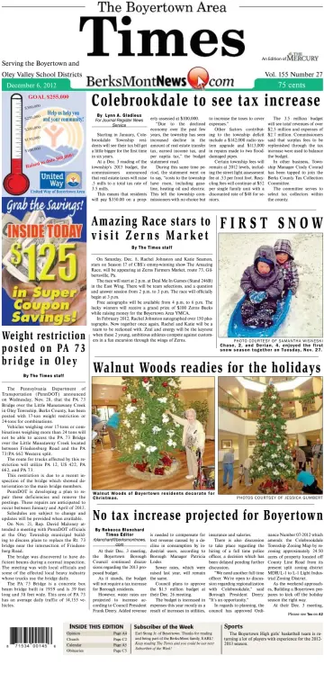 The Boyertown Area Times - 6 Dec 2012