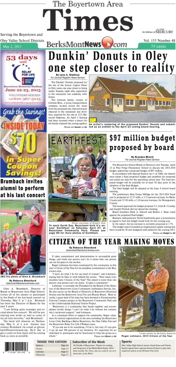 The Boyertown Area Times - 2 May 2013