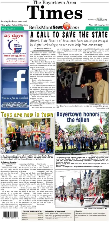 The Boyertown Area Times - 30 May 2013
