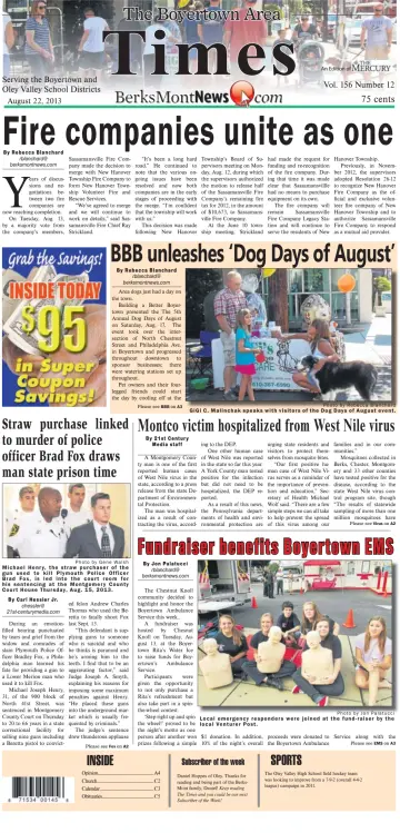 The Boyertown Area Times - 22 Aug 2013