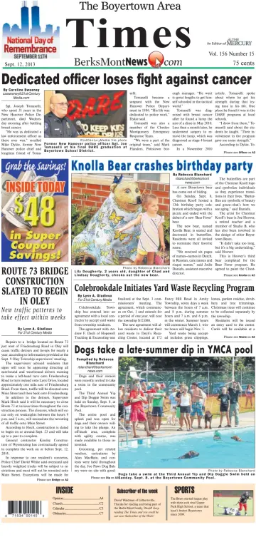 The Boyertown Area Times - 12 Sep 2013