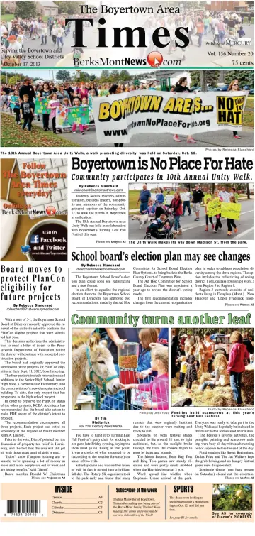 The Boyertown Area Times - 17 Oct 2013