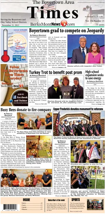 The Boyertown Area Times - 21 Nov 2013
