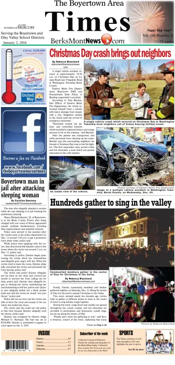 The Boyertown Area Times - 2 Jan 2014