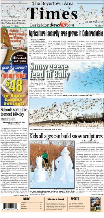 The Boyertown Area Times - 27 Feb 2014