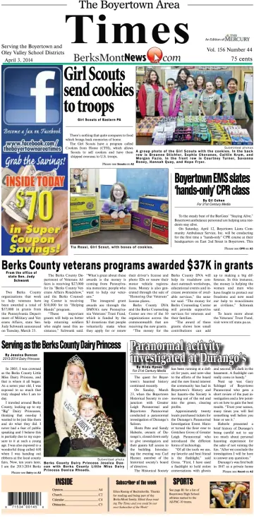 The Boyertown Area Times - 3 Apr 2014