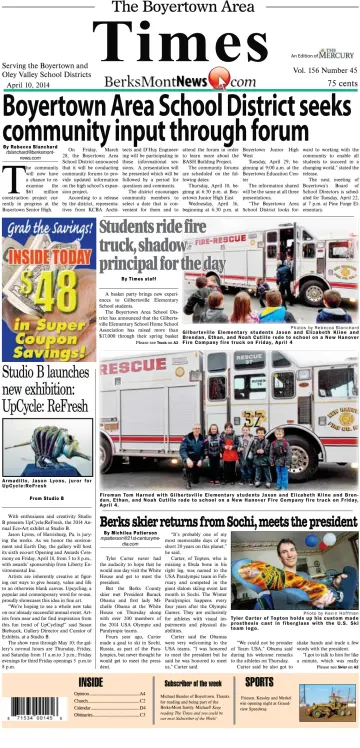 The Boyertown Area Times - 10 Apr 2014