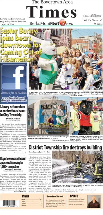The Boyertown Area Times - 24 Apr 2014