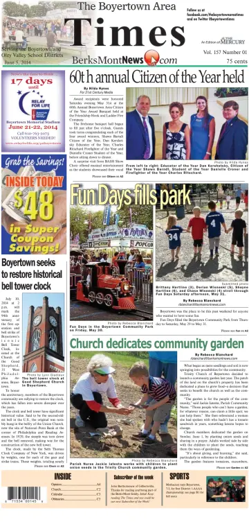 The Boyertown Area Times - 5 Jun 2014