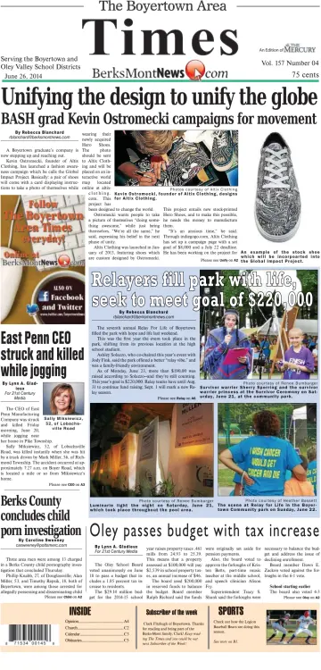 The Boyertown Area Times - 26 Jun 2014