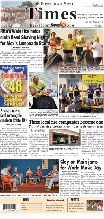 The Boyertown Area Times - 3 Jul 2014