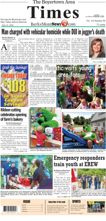 The Boyertown Area Times - 31 Jul 2014
