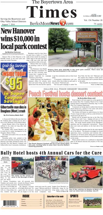 The Boyertown Area Times - 7 Aug 2014