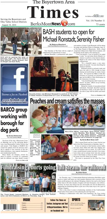 The Boyertown Area Times - 14 Aug 2014