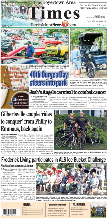 The Boyertown Area Times - 4 Sep 2014