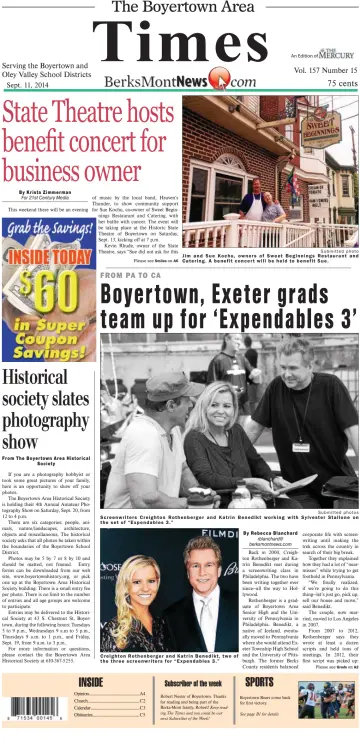 The Boyertown Area Times - 11 Sep 2014