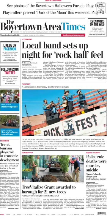 The Boyertown Area Times - 30 Oct 2014