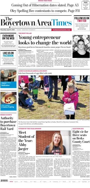 The Boyertown Area Times - 9 Apr 2015