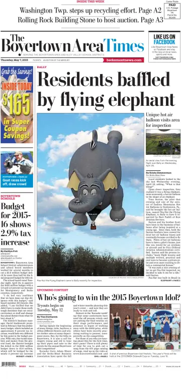 The Boyertown Area Times - 7 May 2015
