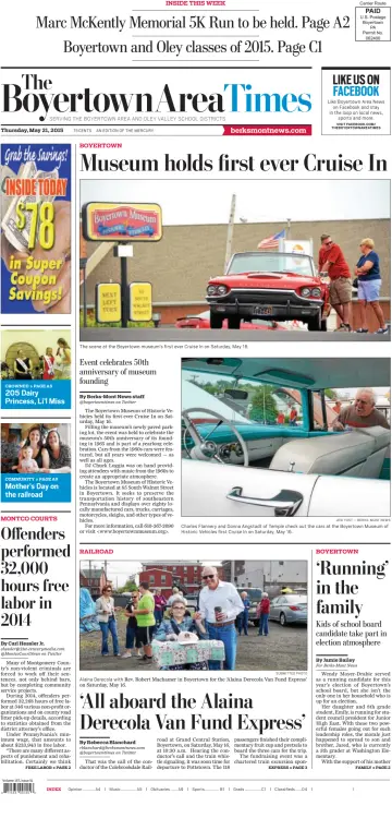 The Boyertown Area Times - 21 May 2015