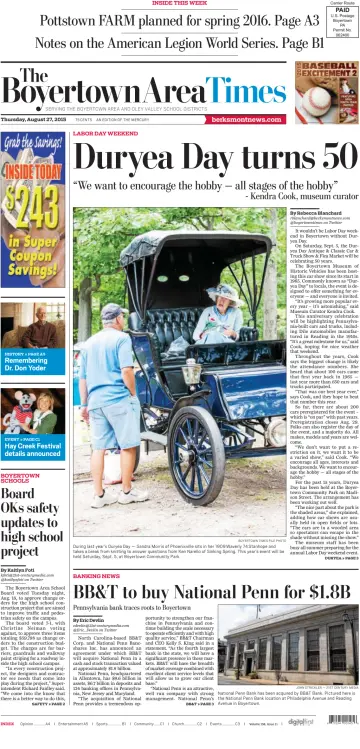 The Boyertown Area Times - 27 Aug 2015