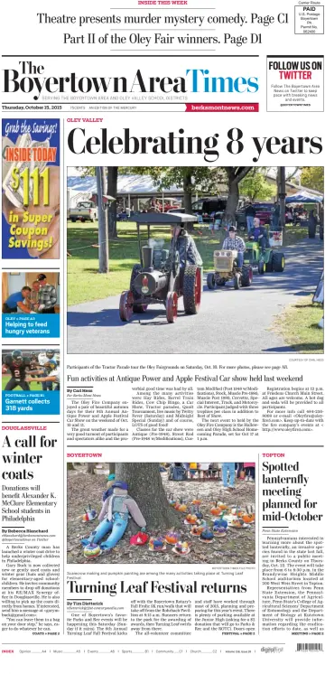 The Boyertown Area Times - 15 Oct 2015