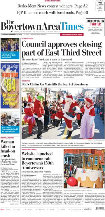 The Boyertown Area Times - 10 Dec 2015