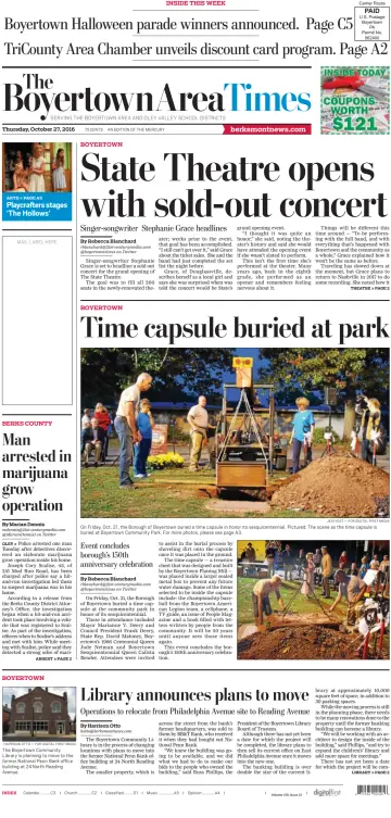 The Boyertown Area Times - 27 Oct 2016