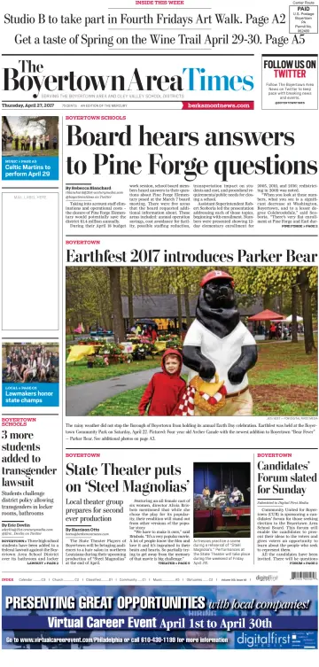 The Boyertown Area Times - 27 Apr 2017