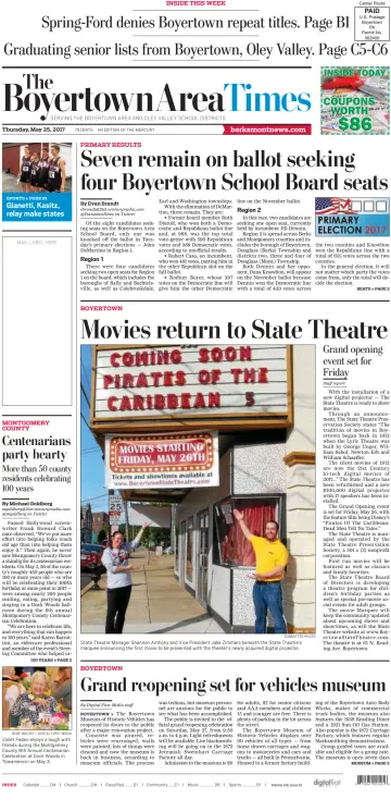 The Boyertown Area Times - 25 May 2017