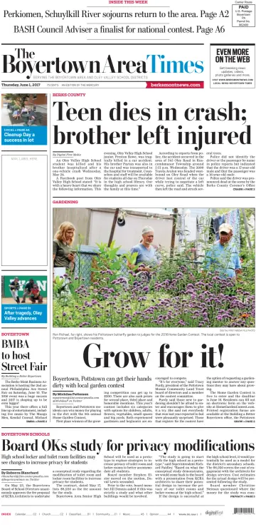 The Boyertown Area Times - 1 Jun 2017