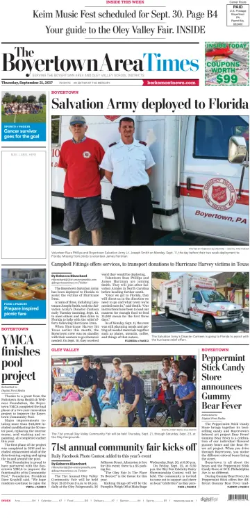 The Boyertown Area Times - 21 Sep 2017