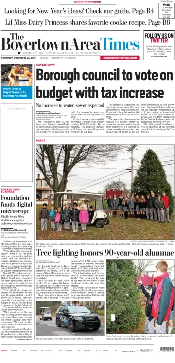 The Boyertown Area Times - 21 Dec 2017
