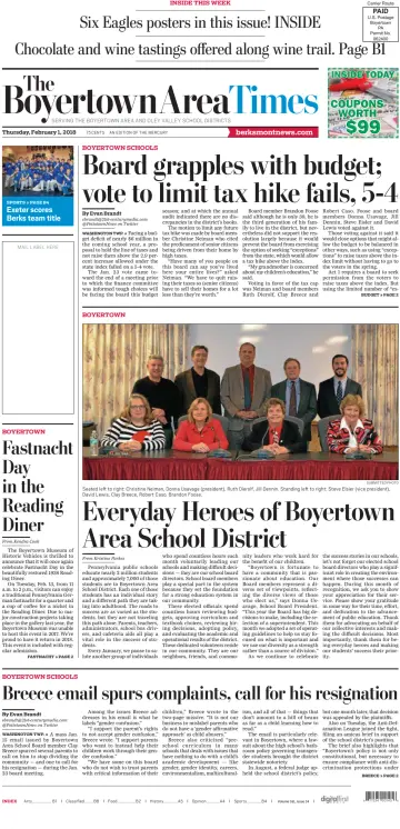 The Boyertown Area Times - 1 Feb 2018