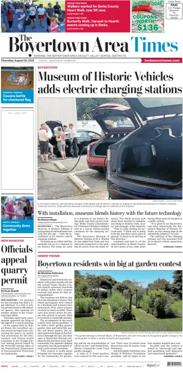 The Boyertown Area Times - 16 Aug 2018