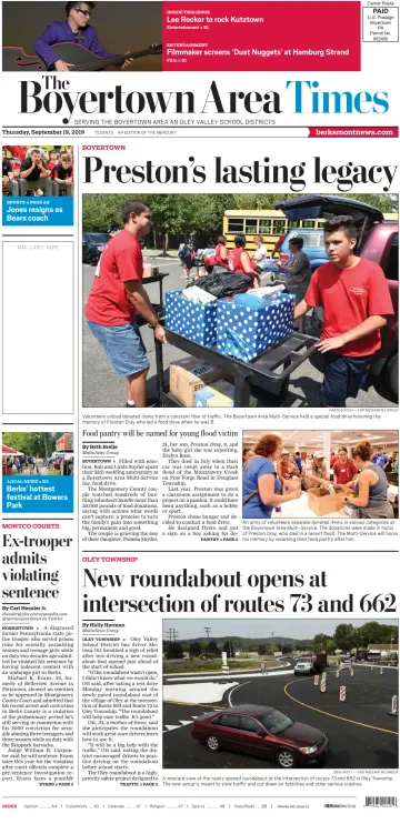 The Boyertown Area Times - 19 Sep 2019