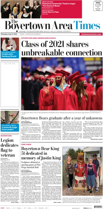 The Boyertown Area Times - 17 Jun 2021