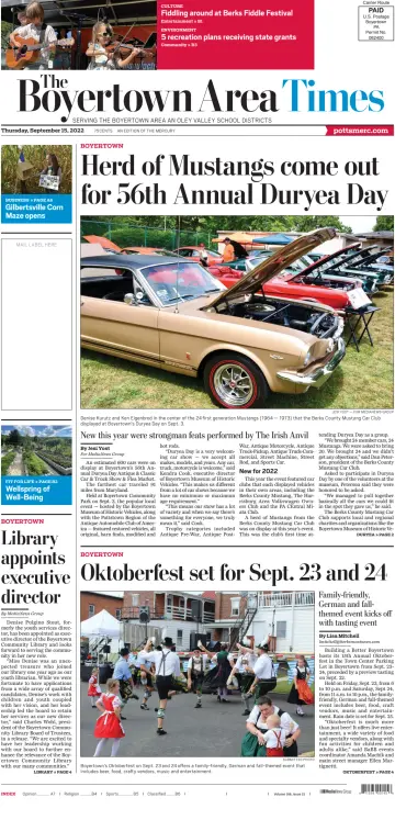 The Boyertown Area Times - 15 Sep 2022