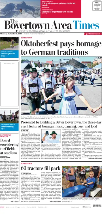 The Boyertown Area Times - 21 Sep 2023