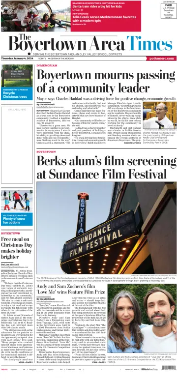 The Boyertown Area Times - 4 Ion 2024