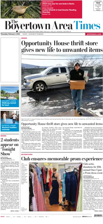The Boyertown Area Times - 01 Feb. 2024