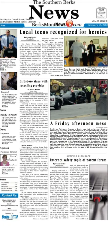 The Southern Berks News - 15 Feb 2012