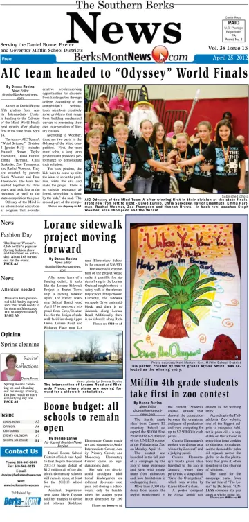 The Southern Berks News - 25 Apr 2012