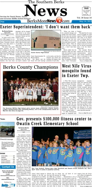 The Southern Berks News - 16 May 2012