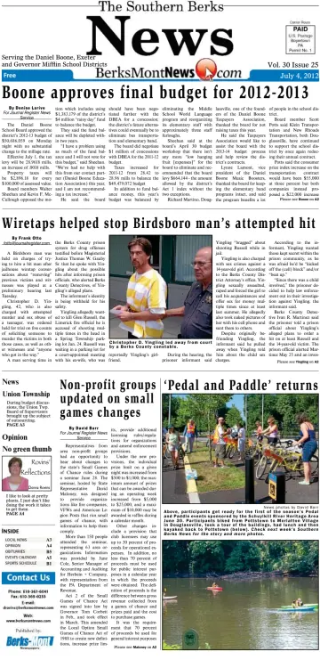 The Southern Berks News - 4 Jul 2012