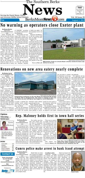 The Southern Berks News - 1 Aug 2012