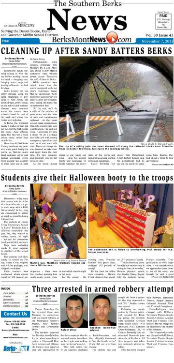 The Southern Berks News - 7 Nov 2012