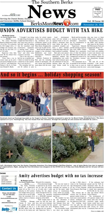 The Southern Berks News - 28 Nov 2012