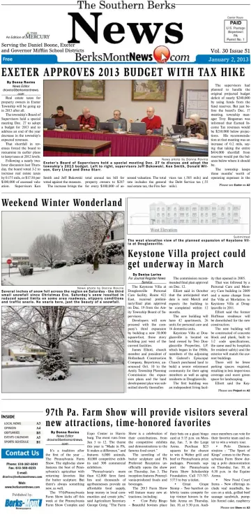 The Southern Berks News - 2 Jan 2013